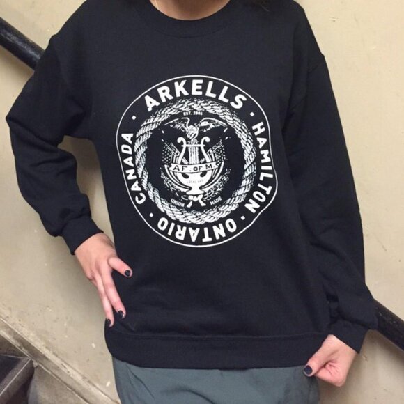 Black Arkells Crewneck Sweater - Picture 5 of 6